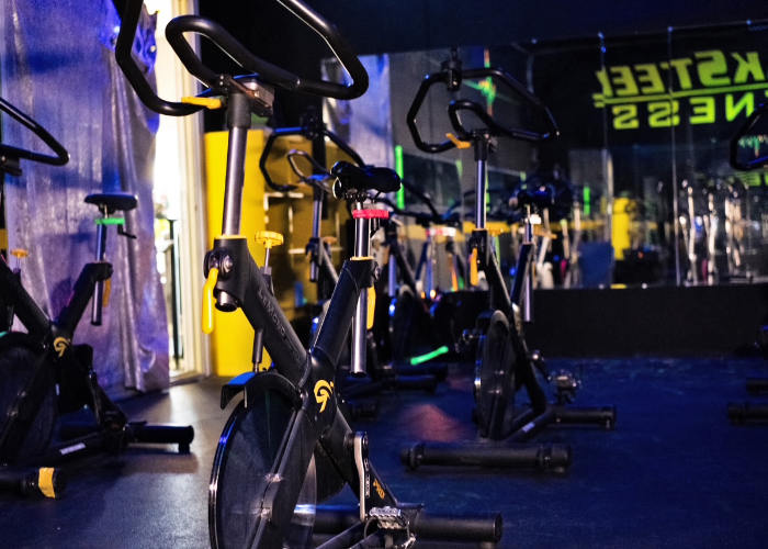 Neon lit Gym in Phoenix AZ